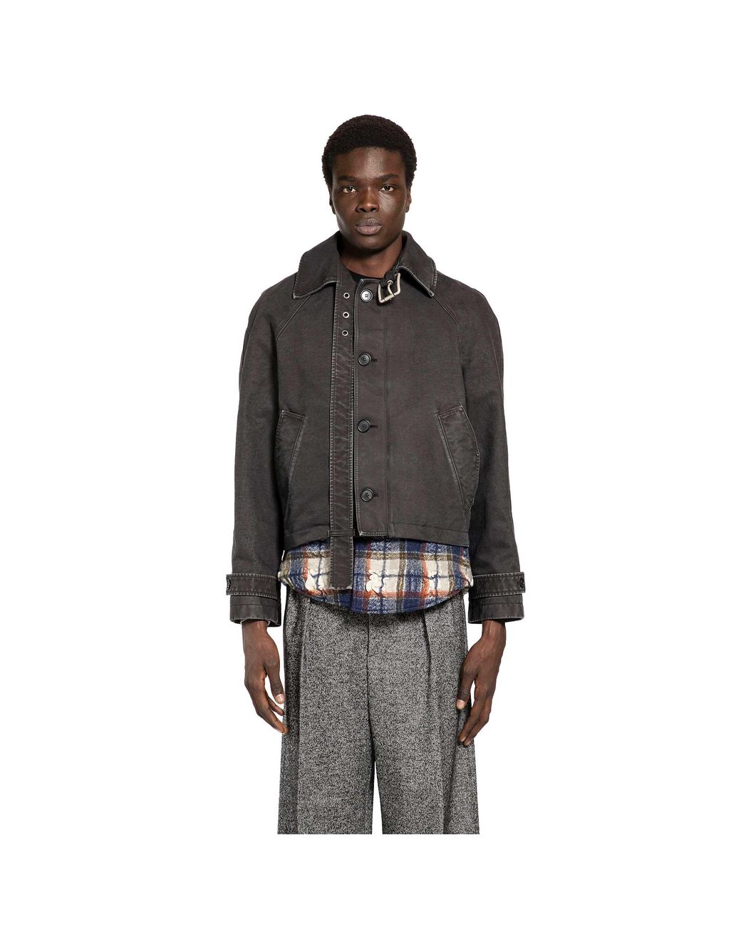 Loewe Black Belted Jacket for men