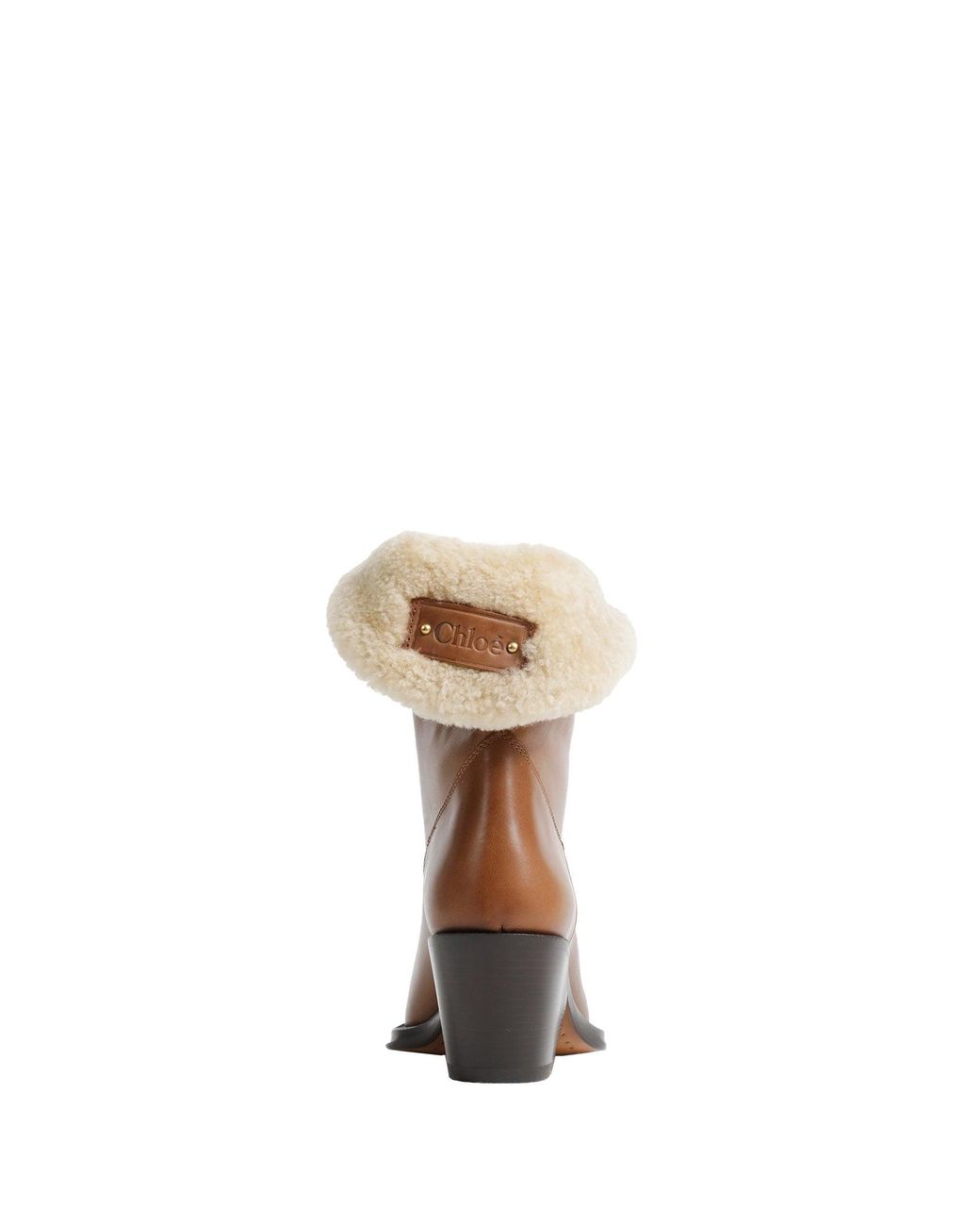 Chloé Brown Azelan Westen Boots