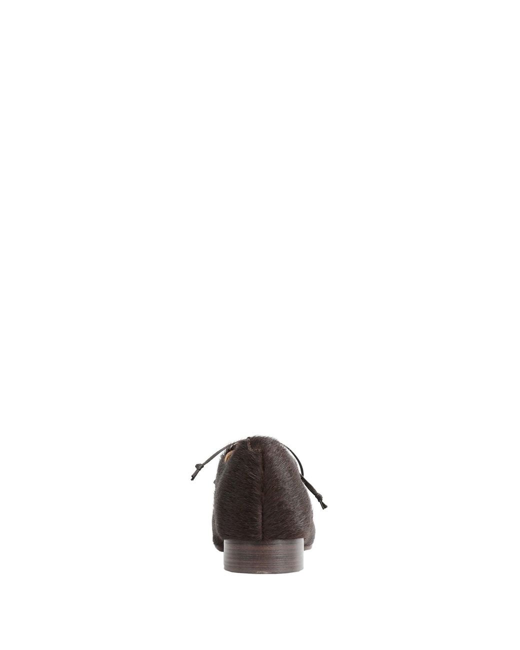 Uma Wang Brown Ballet Derby Shoes