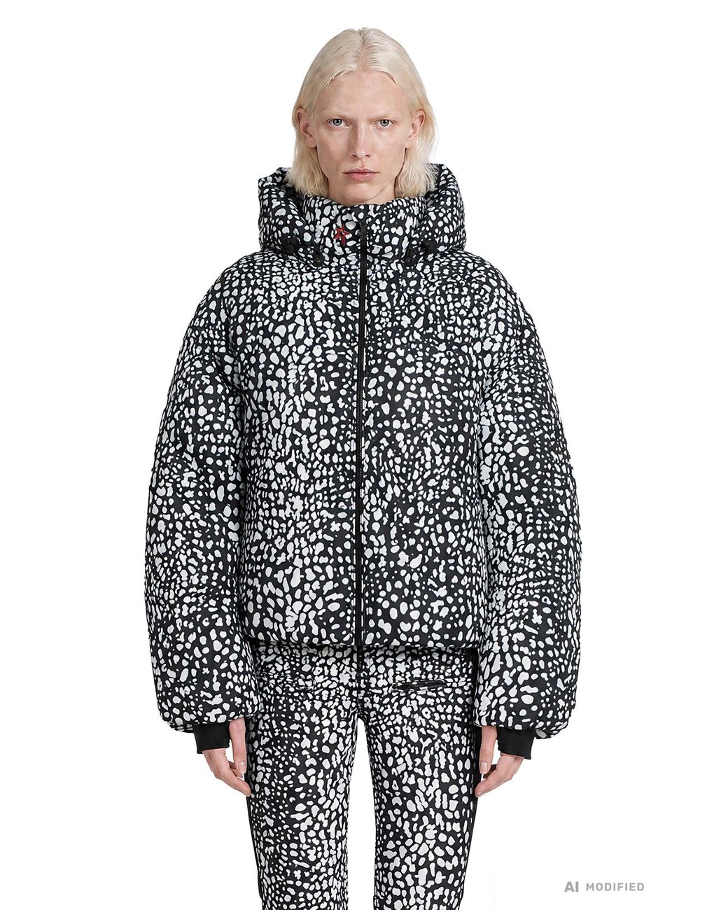 Perfect Moment Gray Bubble Down Jacket