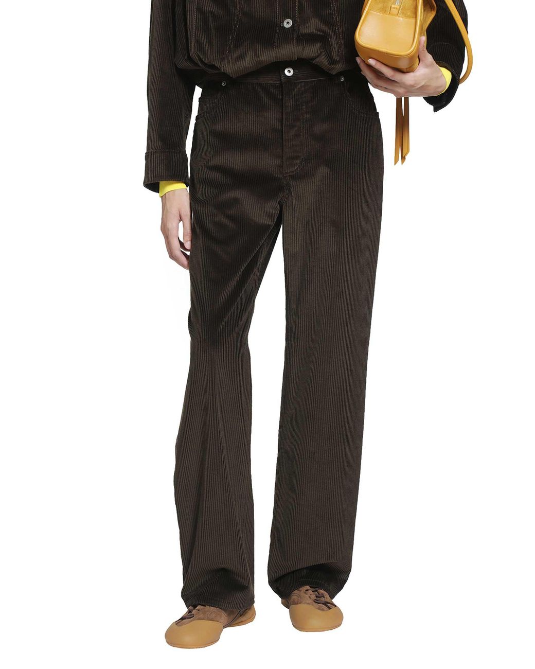Loewe Black Cotton Corduroy Trousers