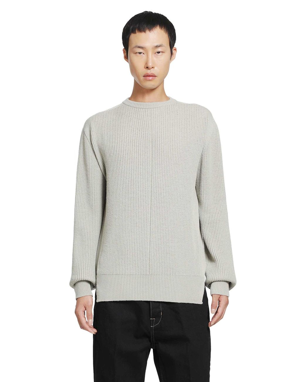 Rick Owens Gray Fisherman Round Neck for men