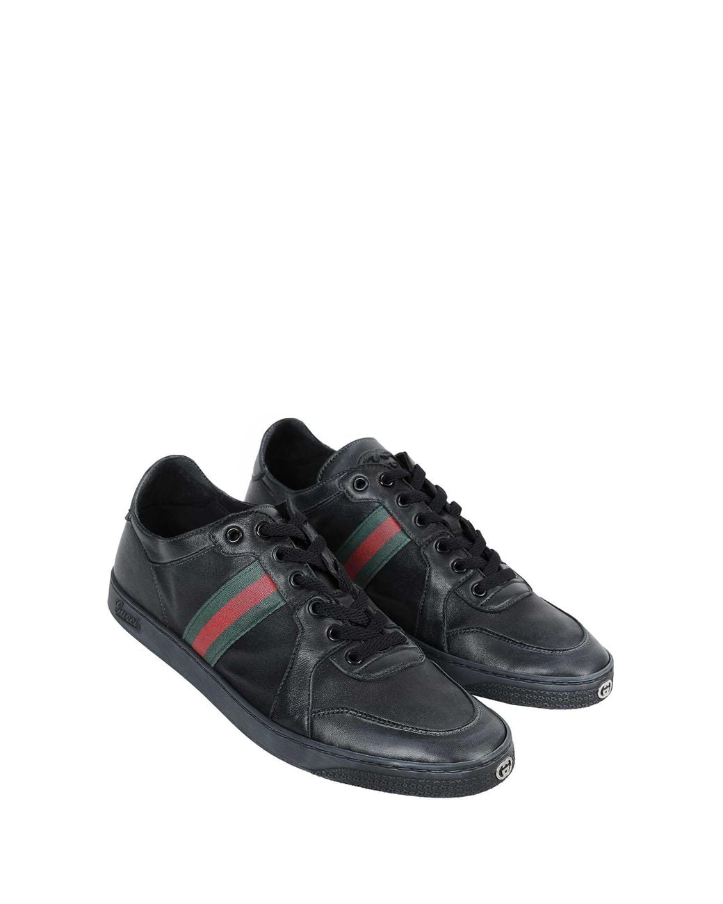 Gucci Blue Stretch Low-Top Trainers for men