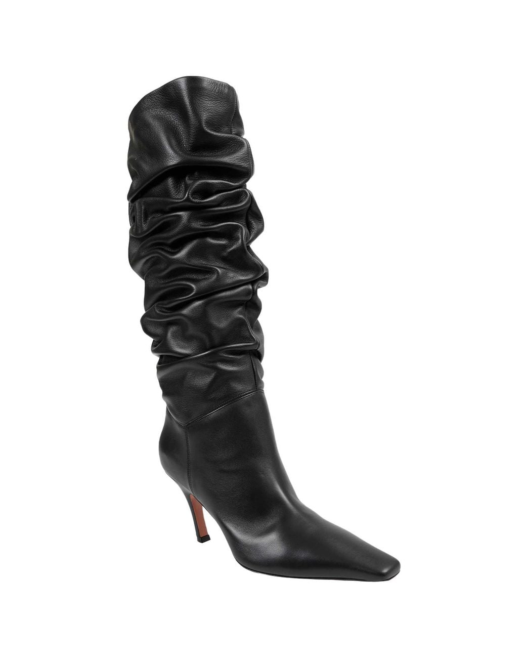 AMINA MUADDI Black Jamie Slouch Boots 80
