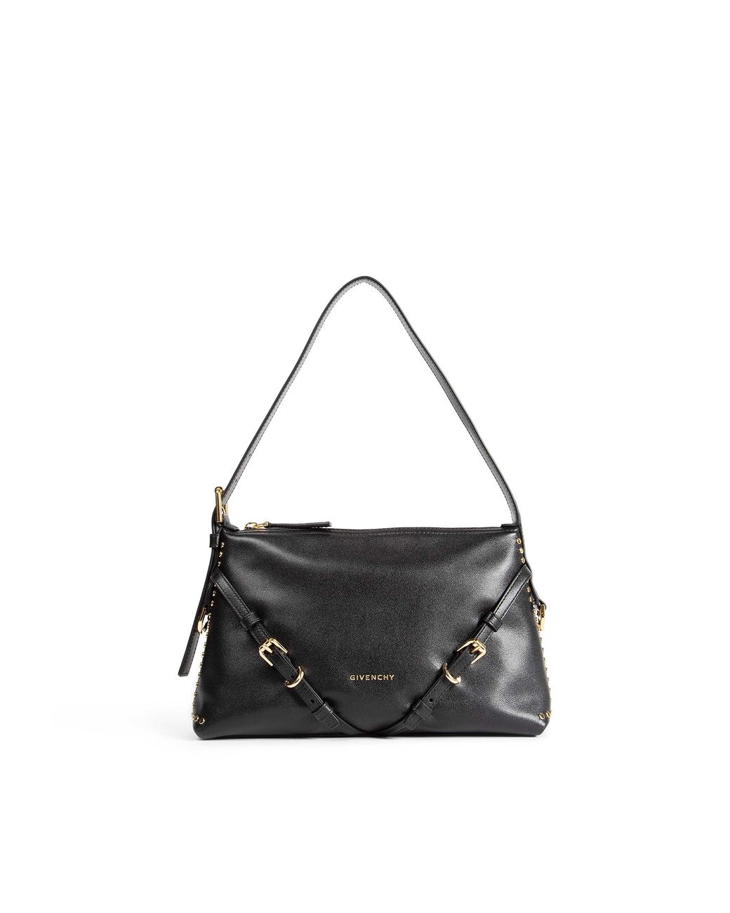 Givenchy Black Mini Voyou Leather Shoulder Bag