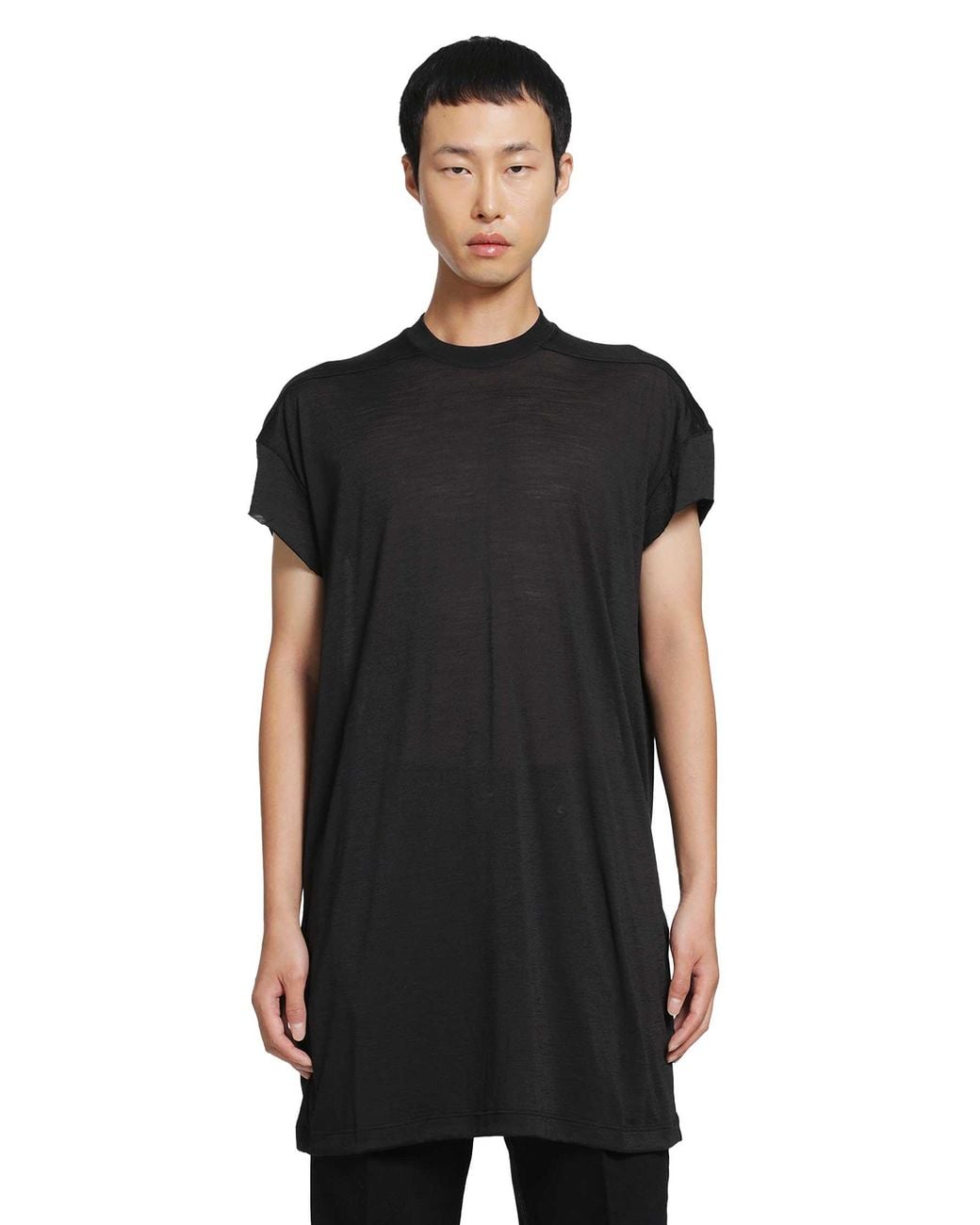 Rick Owens Black Tower Rick Jumbo Ss T for men