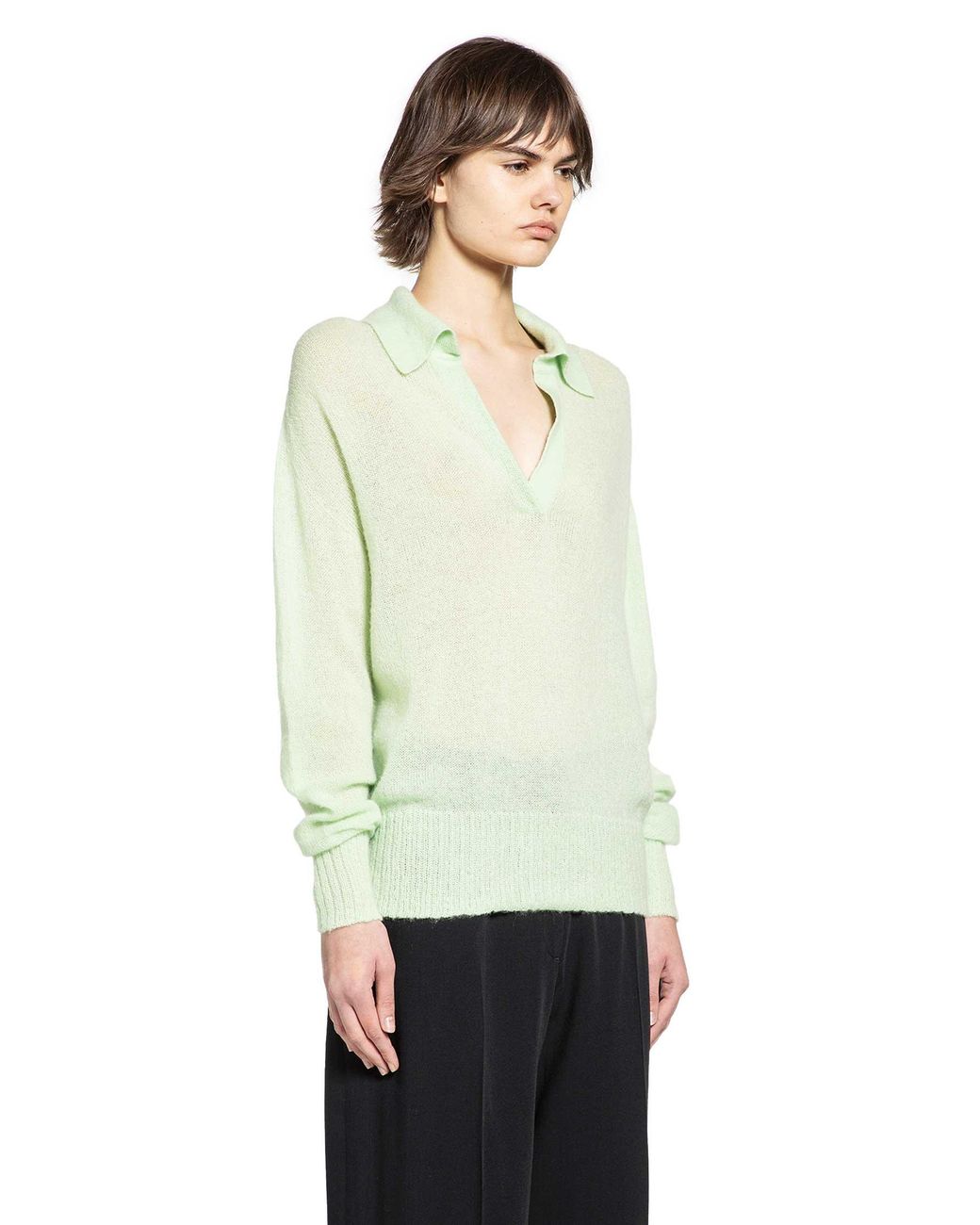 Tom Ford Green Oversized Knitted Sweater
