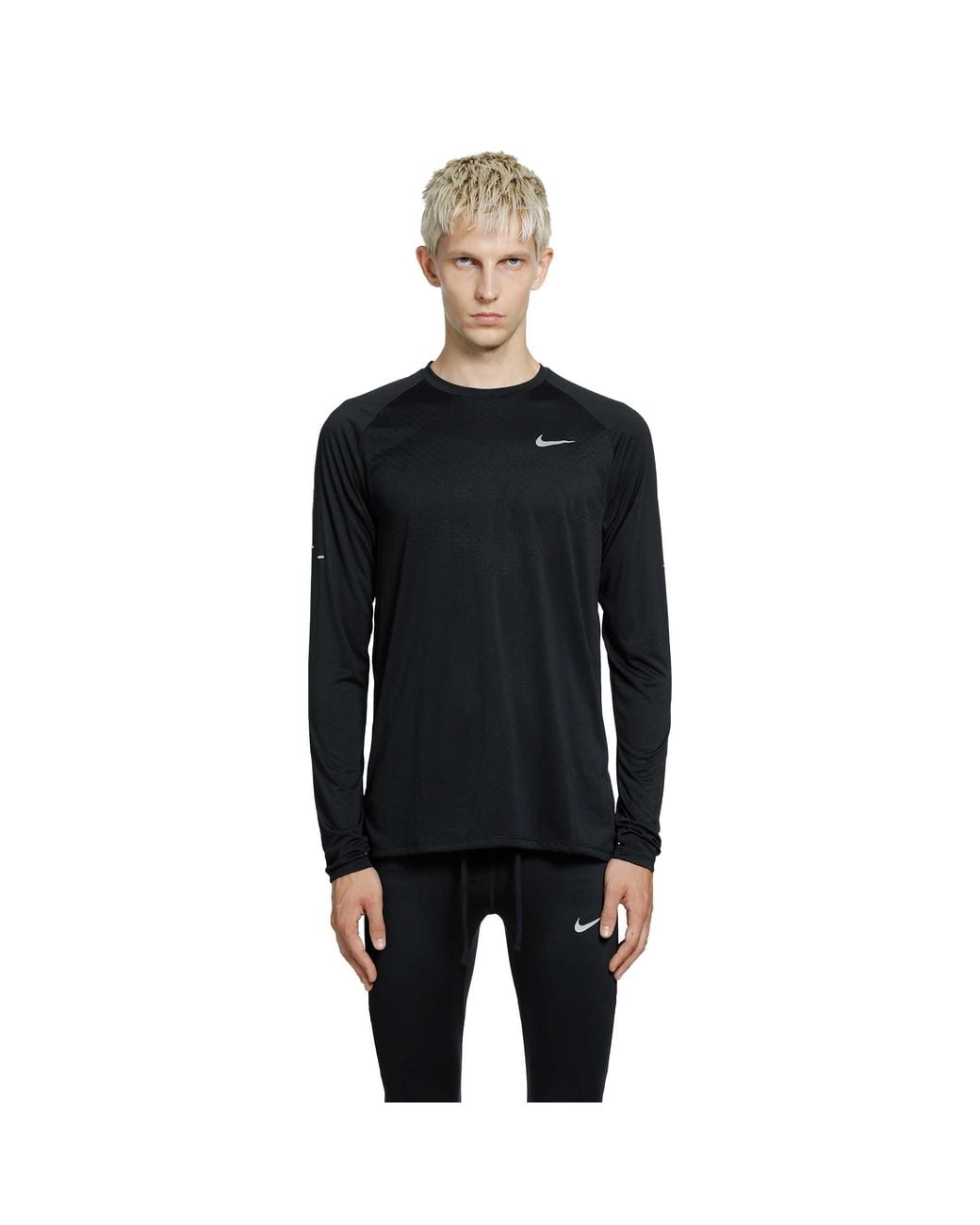 Nike Black Dri-Fit Adv Long Sleeve Running Top for men