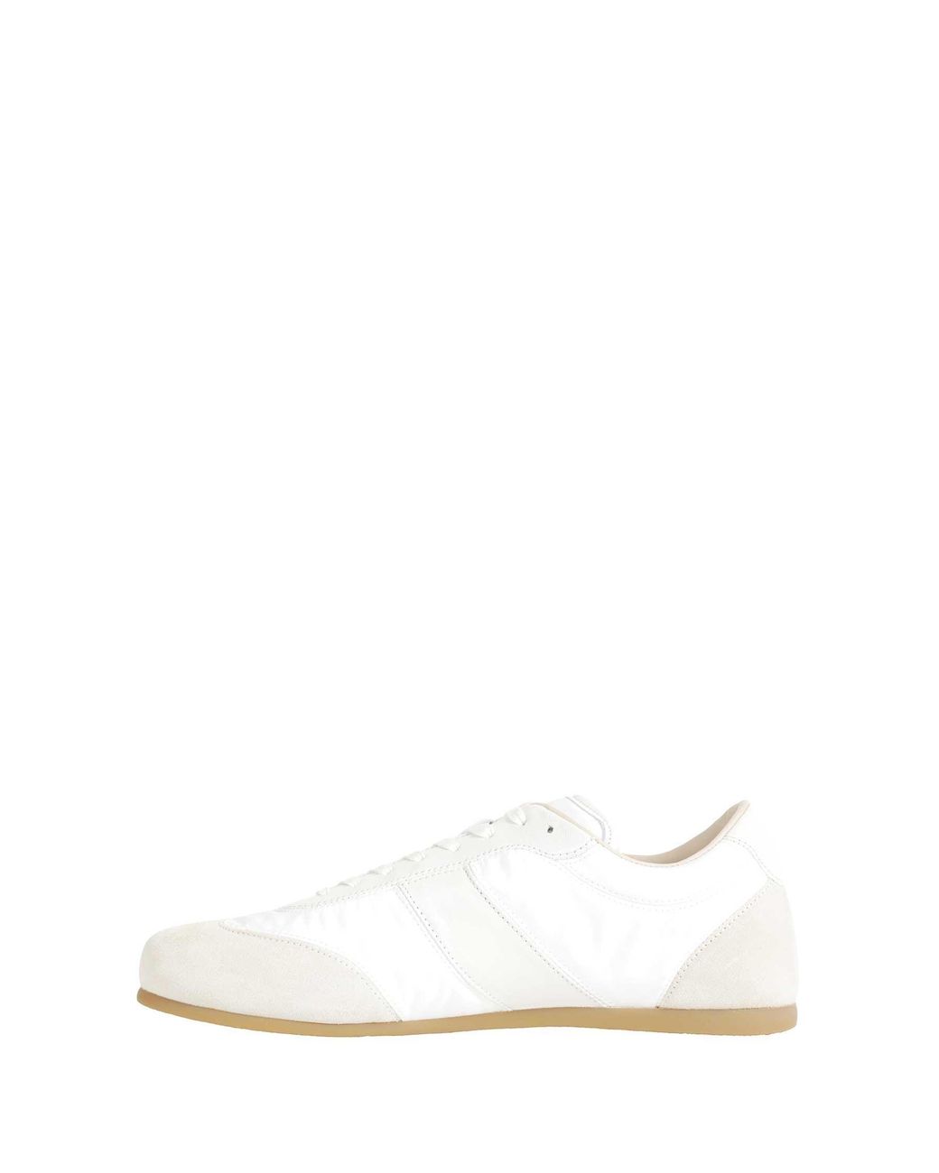 Lemaire White Suede Soft Runner Sneakers