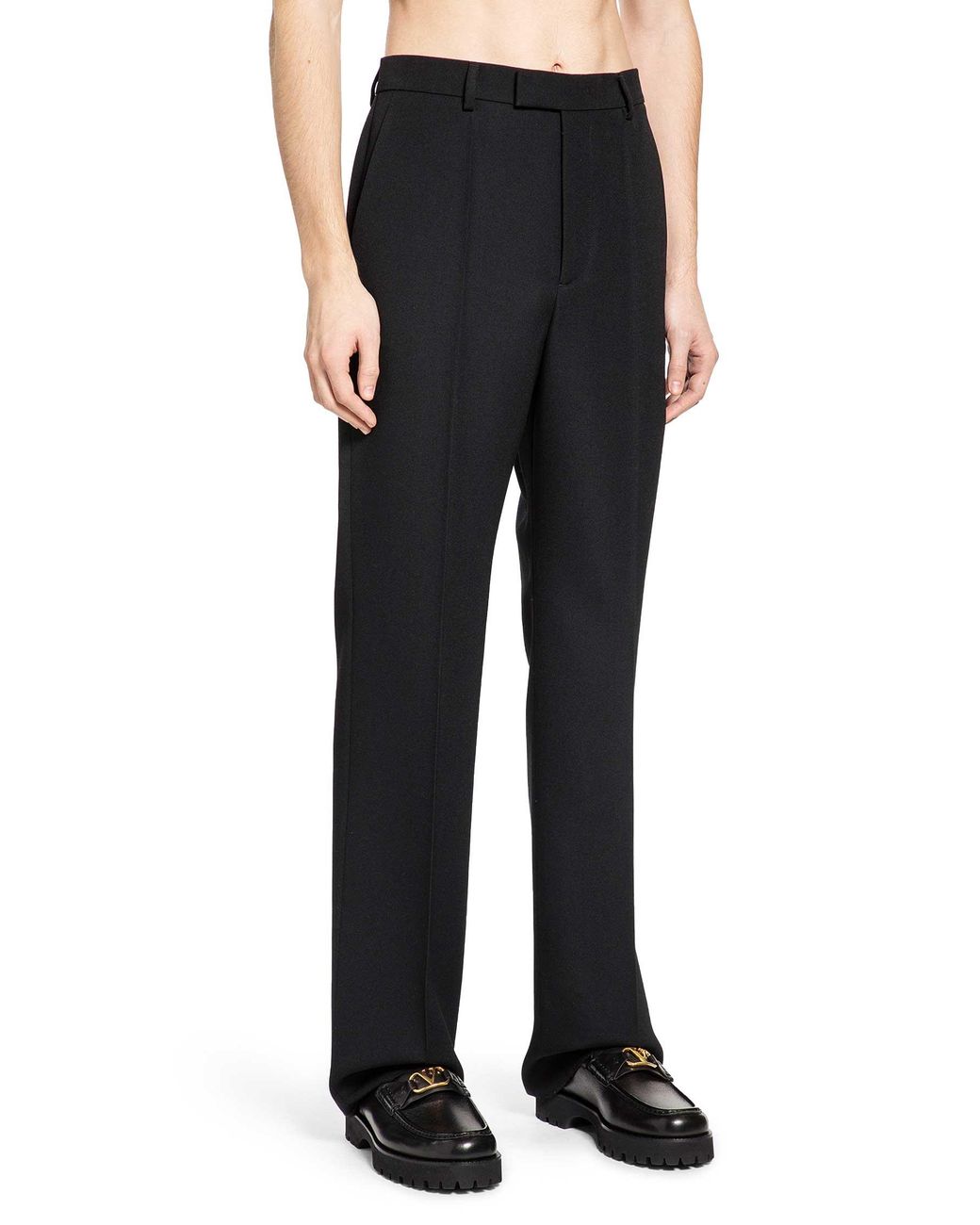 Valentino Black Wool Pants for men