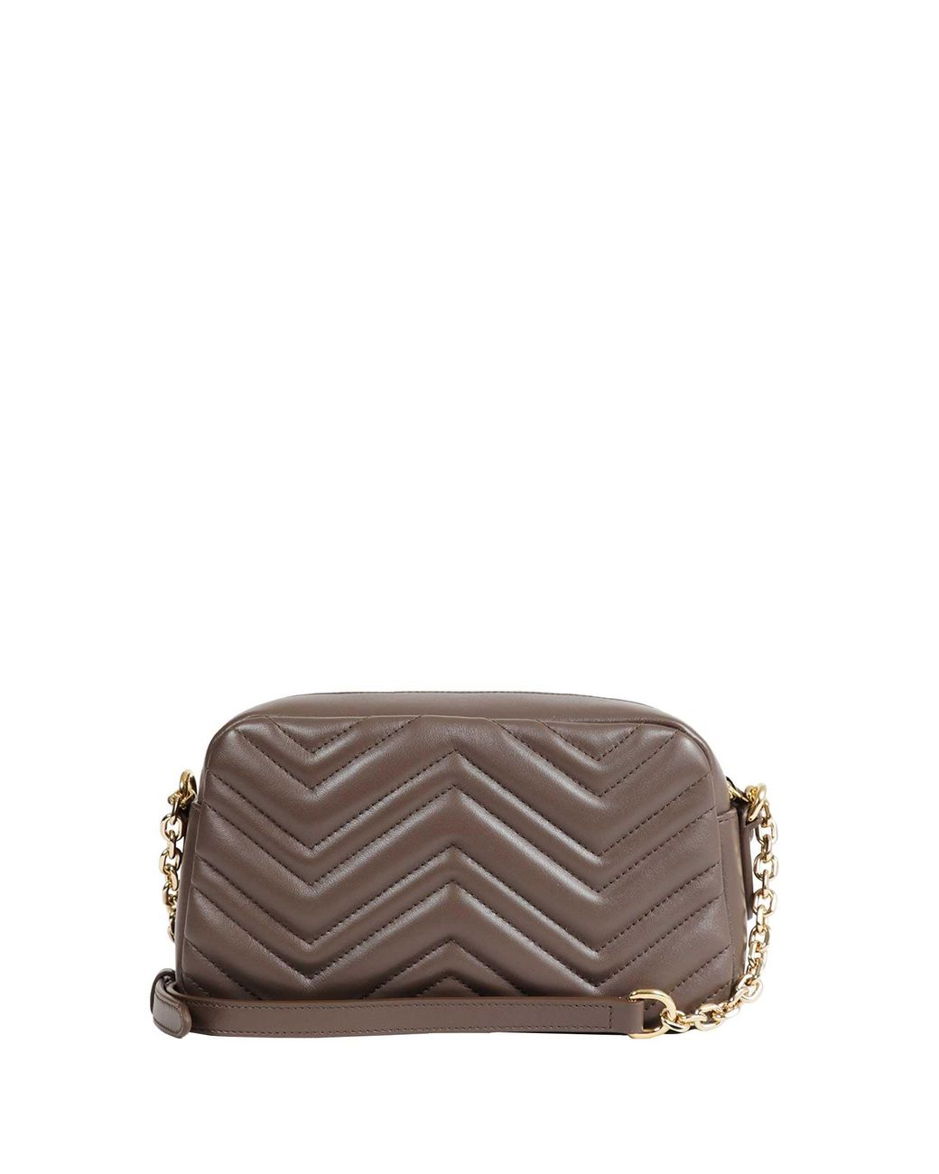 Gucci Brown Gg Marmont Small Camera Bag