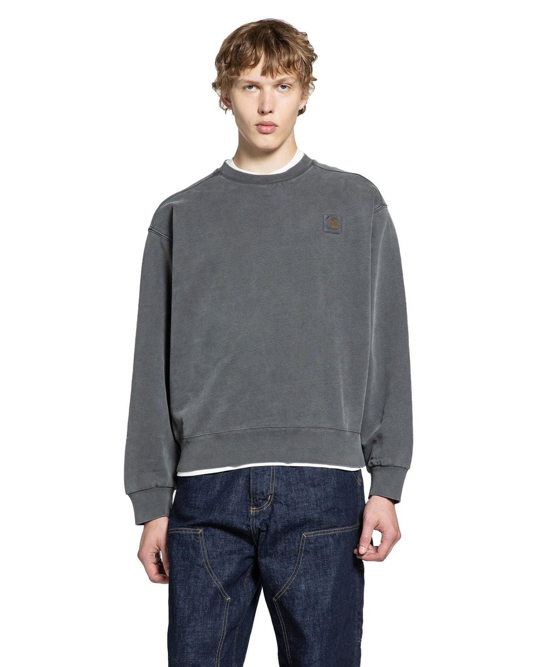 Carhartt Gray Vista Cotton Sweatshirt for men