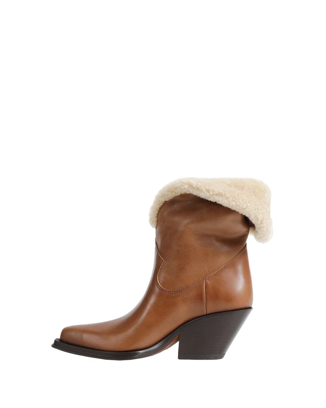 Chloé Brown Azelan Westen Boots