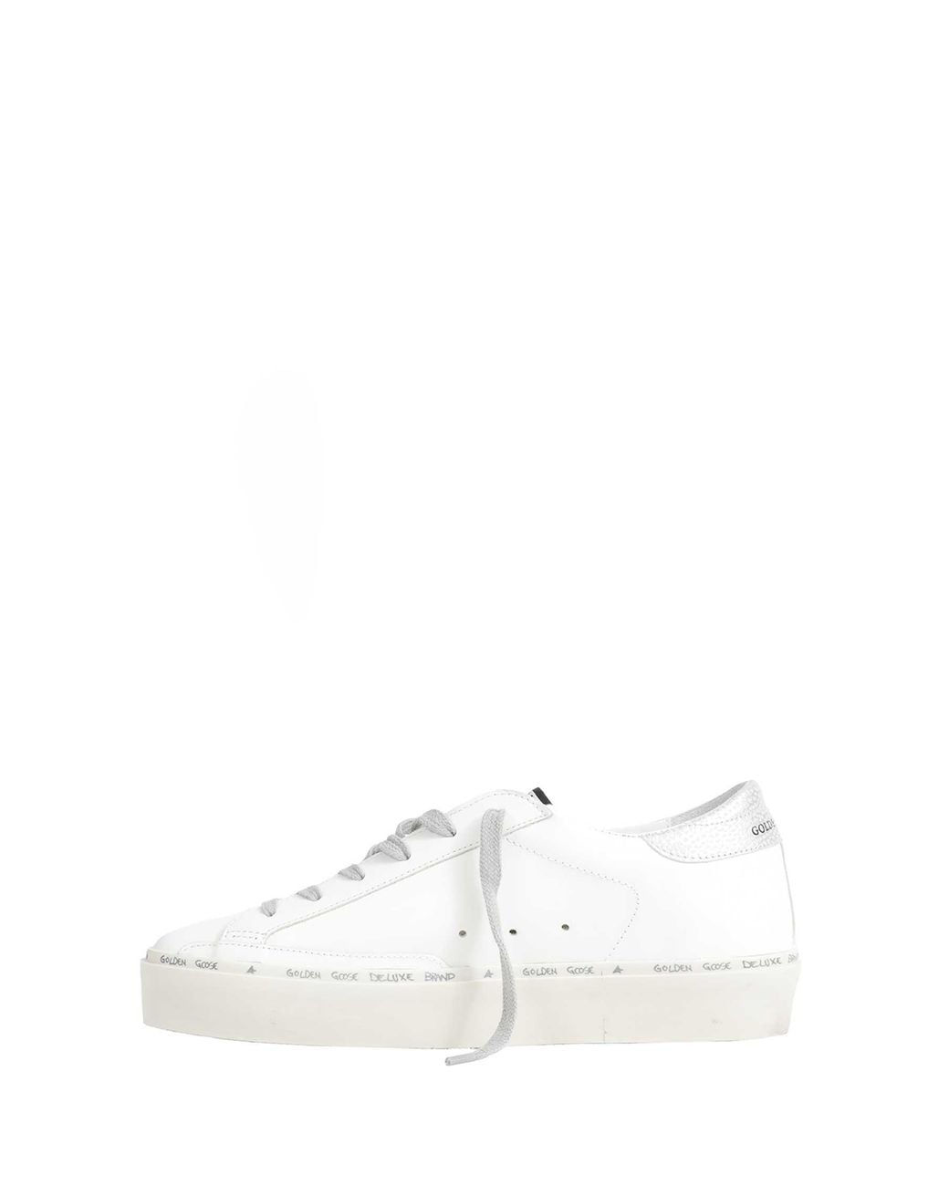 Golden Goose Deluxe Brand White Hi Star Sneakers