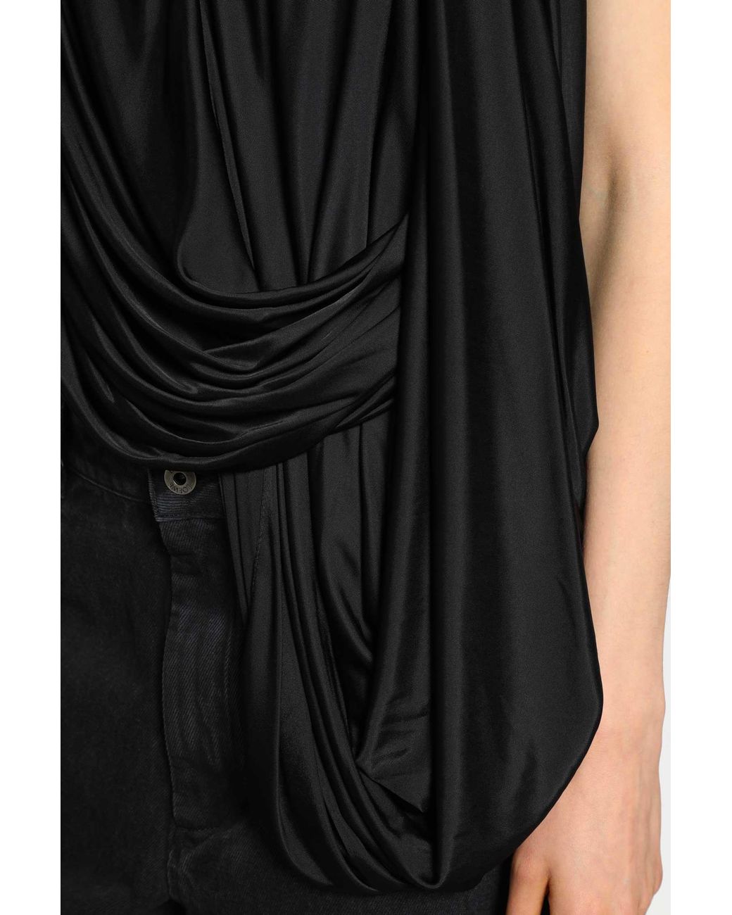 Loewe Black Draped Top
