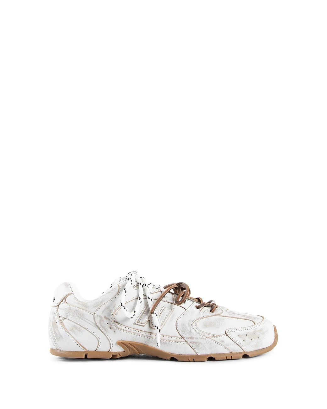 Miu Miu White New Balance Collaboration 530 Sl Sneakers