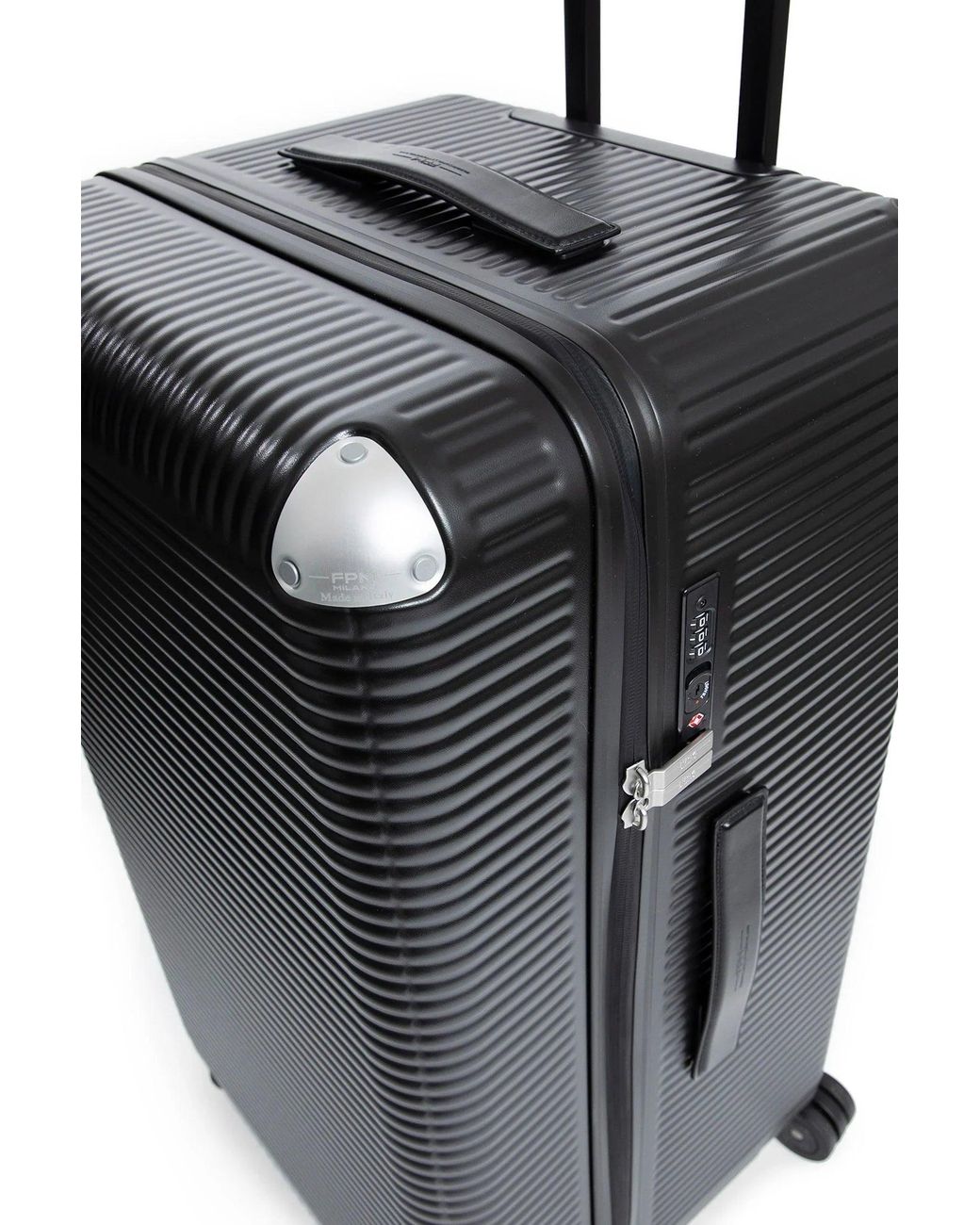 Fpm Gray Bank Zip Deluxe Trunk On Wheels for men