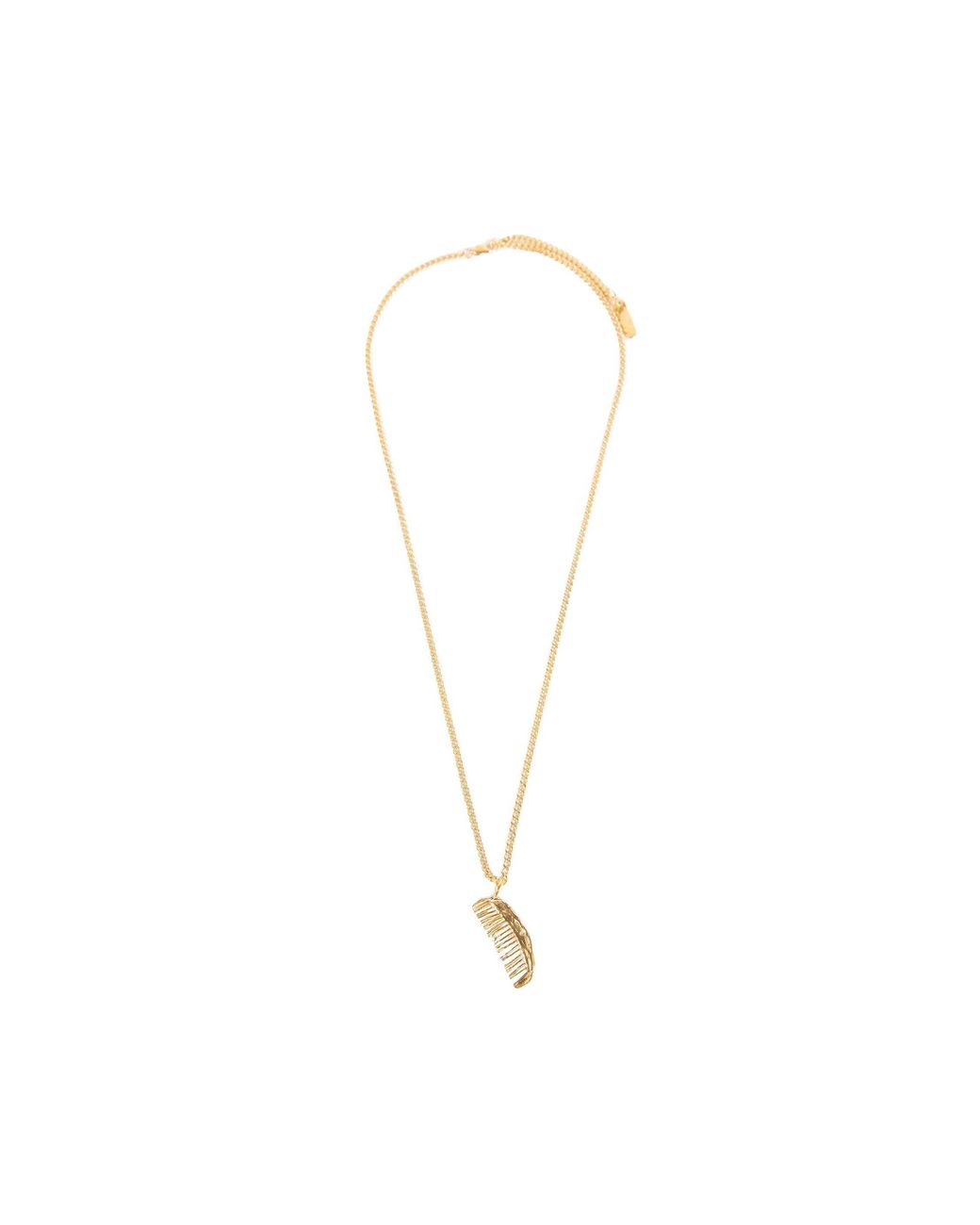SIMUERO Metallic El Peine Necklace