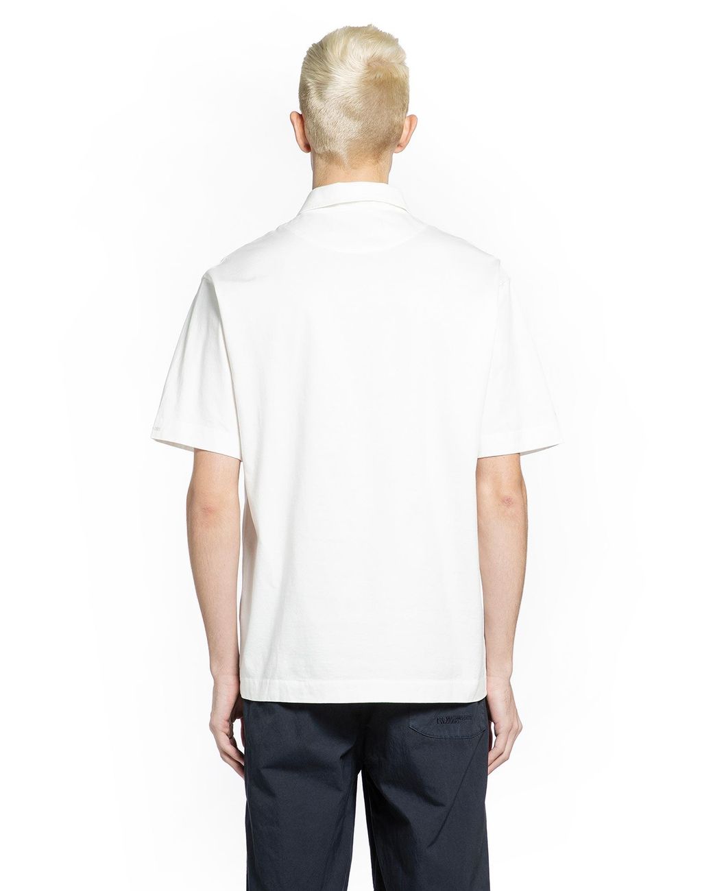 Massimo Osti Studio White Polo Shirt for men
