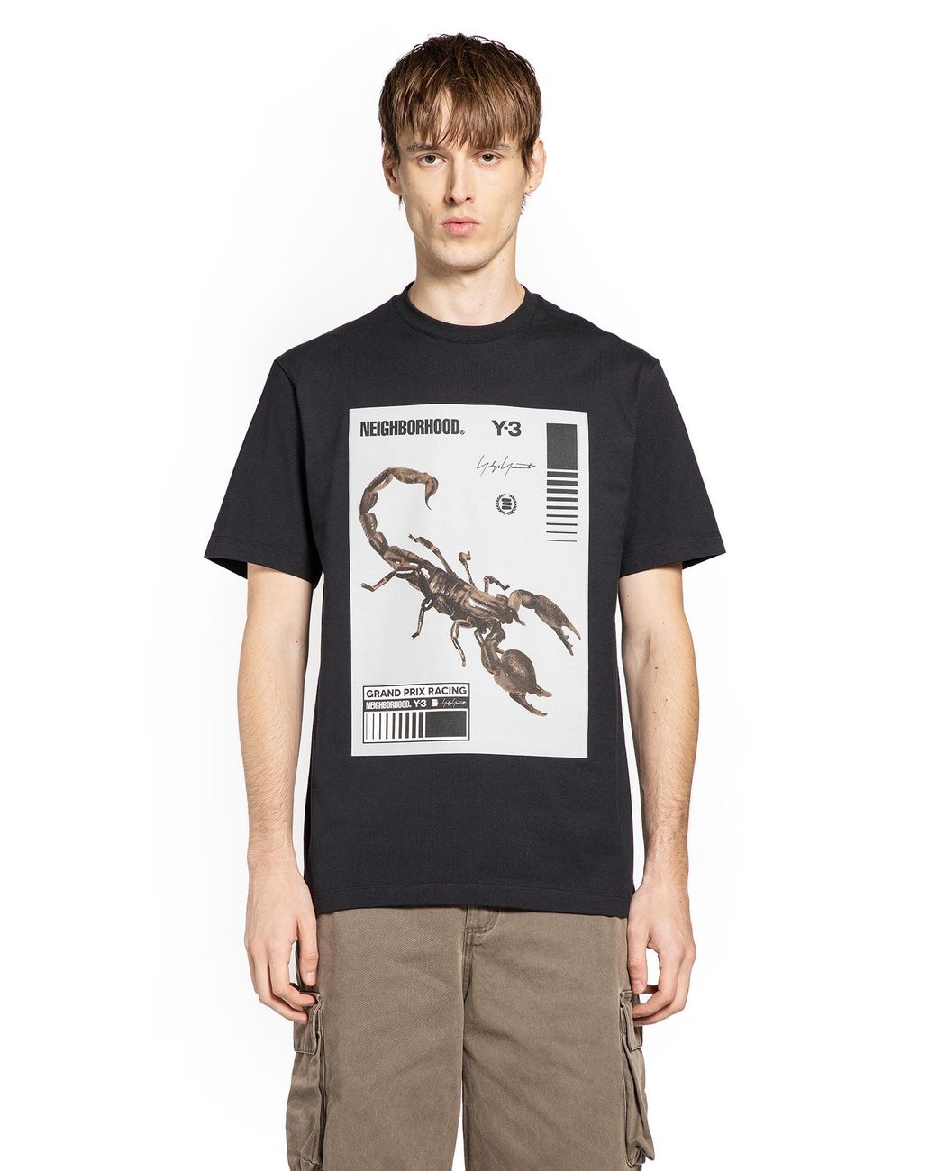Y-3 Black Nhd Collaboration Graphic T-Shirt for men