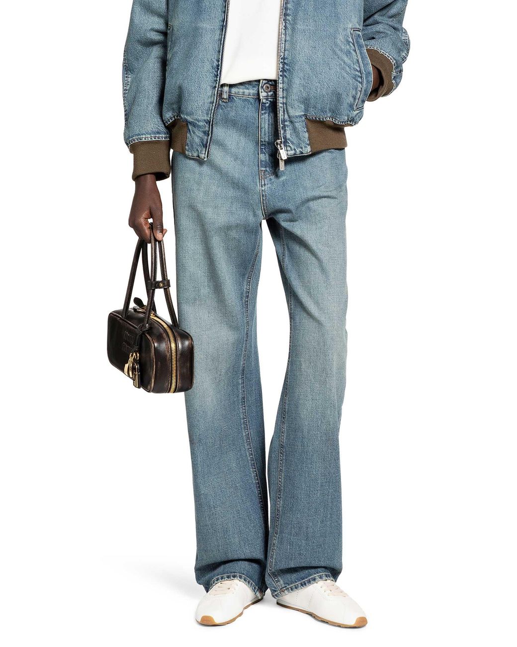 Miu Miu Blue Denim Trousers