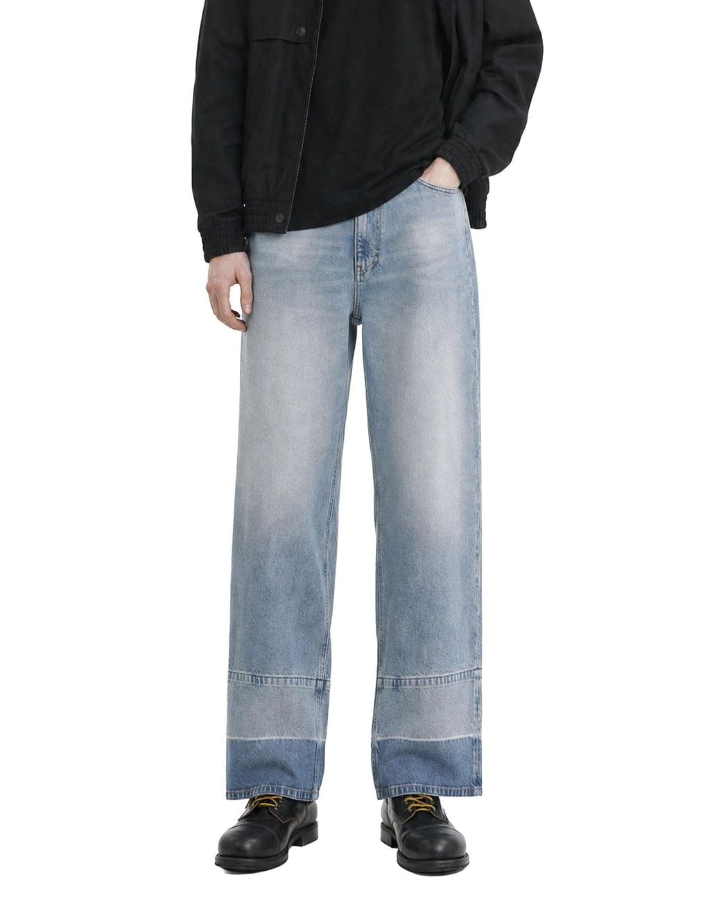 MM6 by Maison Margiela Blue Wide-Leg Jeans for men