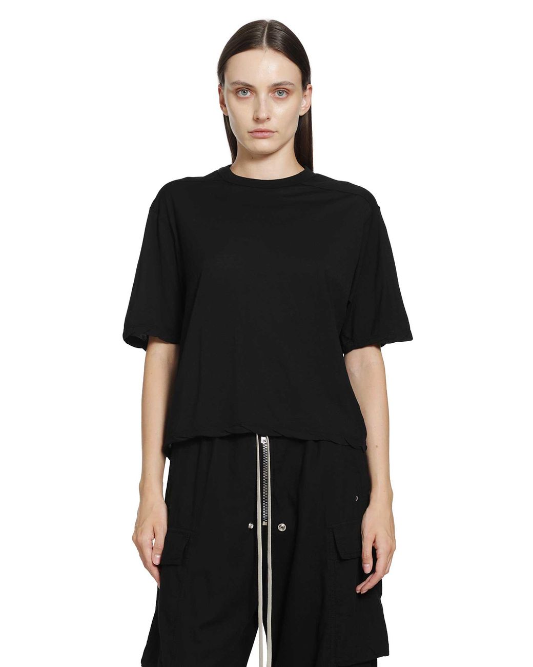 Rick Owens Black Tower Walrus Short Sleeve T-Shirt