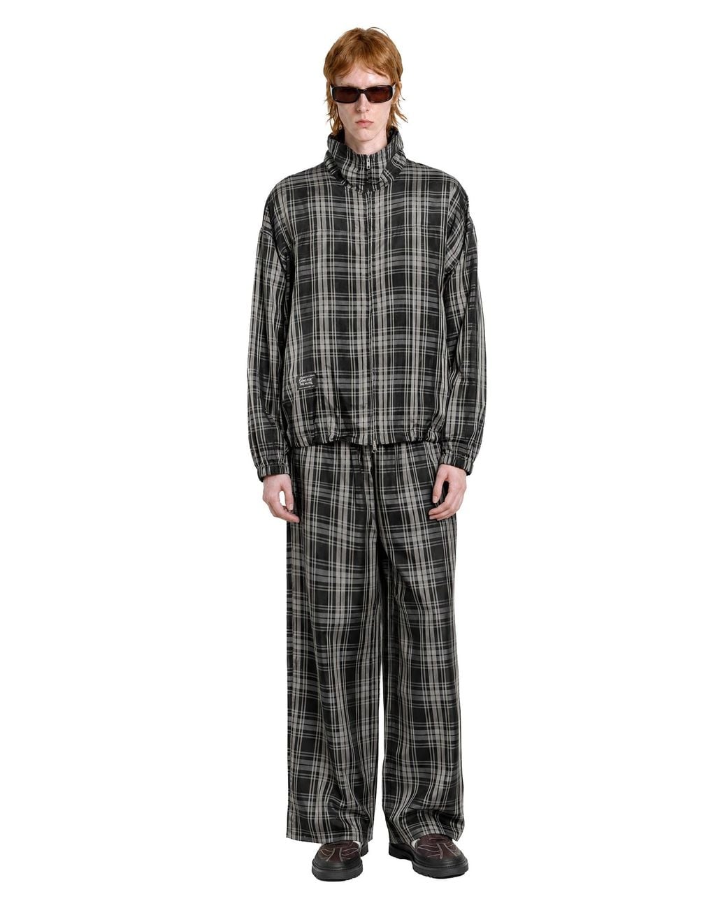 Song For The Mute Black Hooded Track Jacket for men