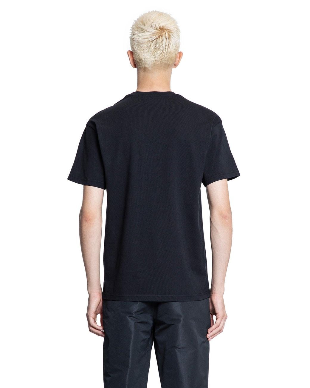 Givenchy Black Grosgrain Patch T-Shirt for men