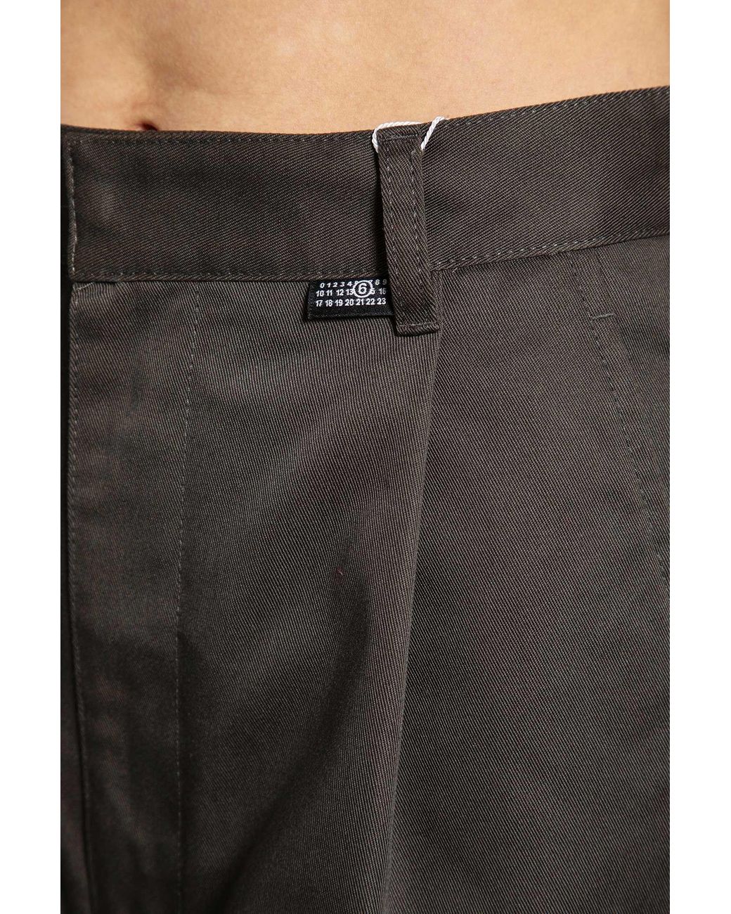 MM6 by Maison Margiela Gray Wide Leg Chinos