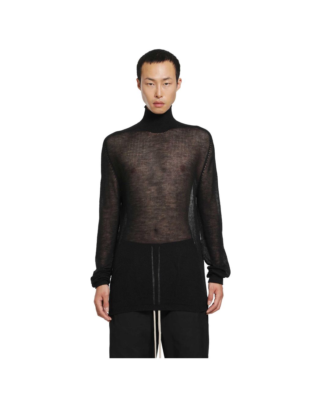 Rick Owens Black Tower Oversized Turtle for men