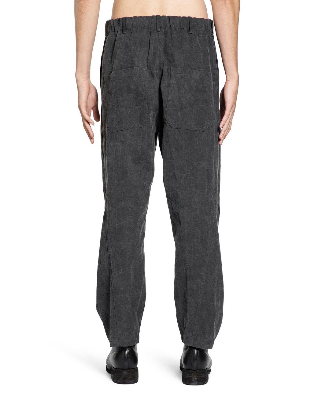 Forme D'expression Gray Arc Pants for men