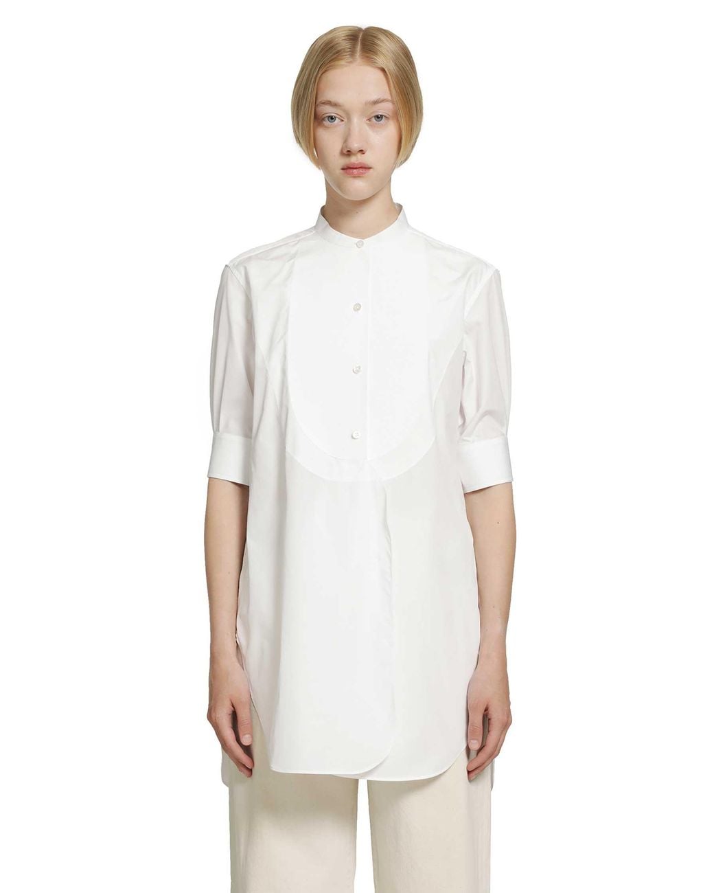 The Row White Elaris Shirt