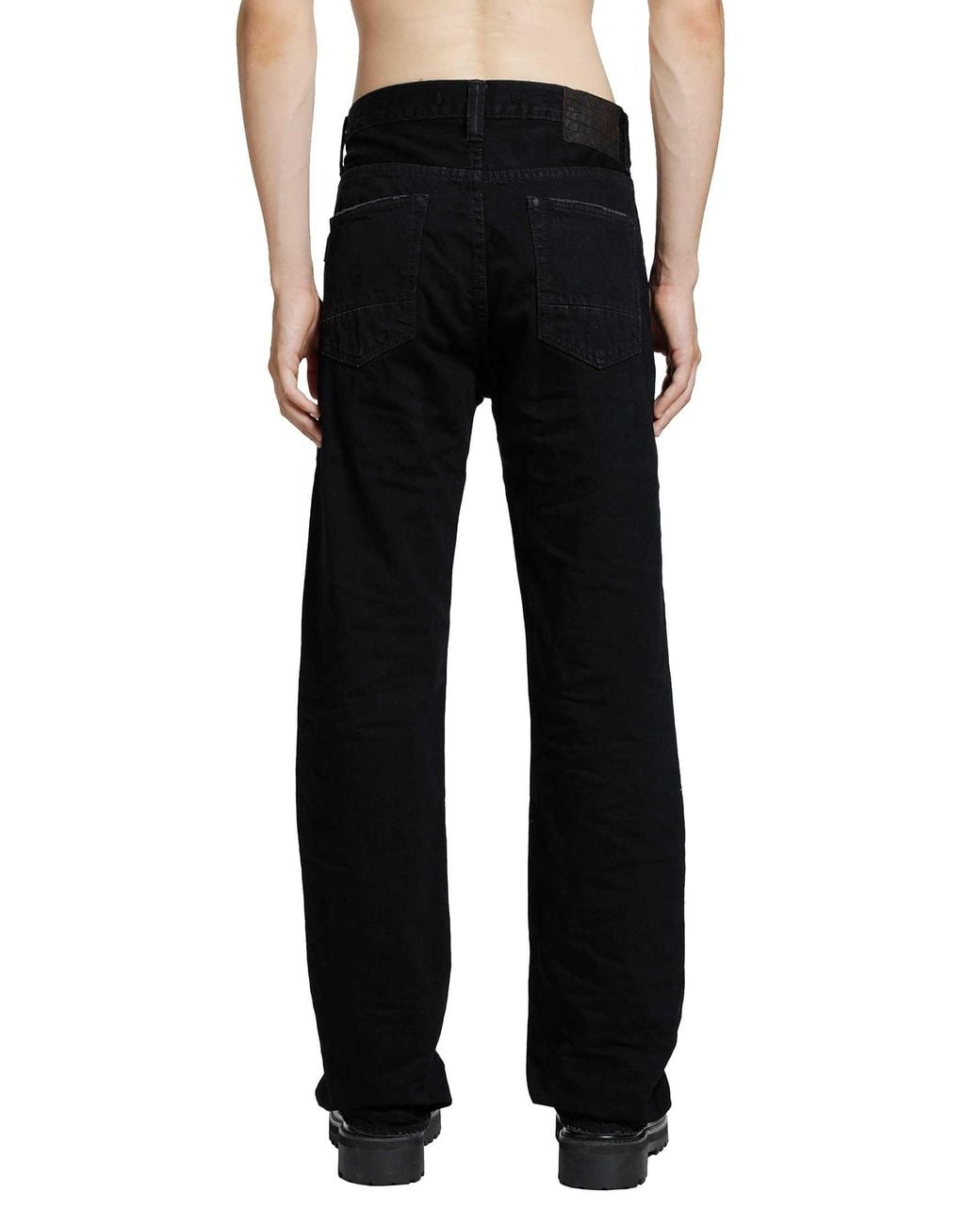 Mastercraft Union Black Showa Relaxed Mayonaka Jeans for men