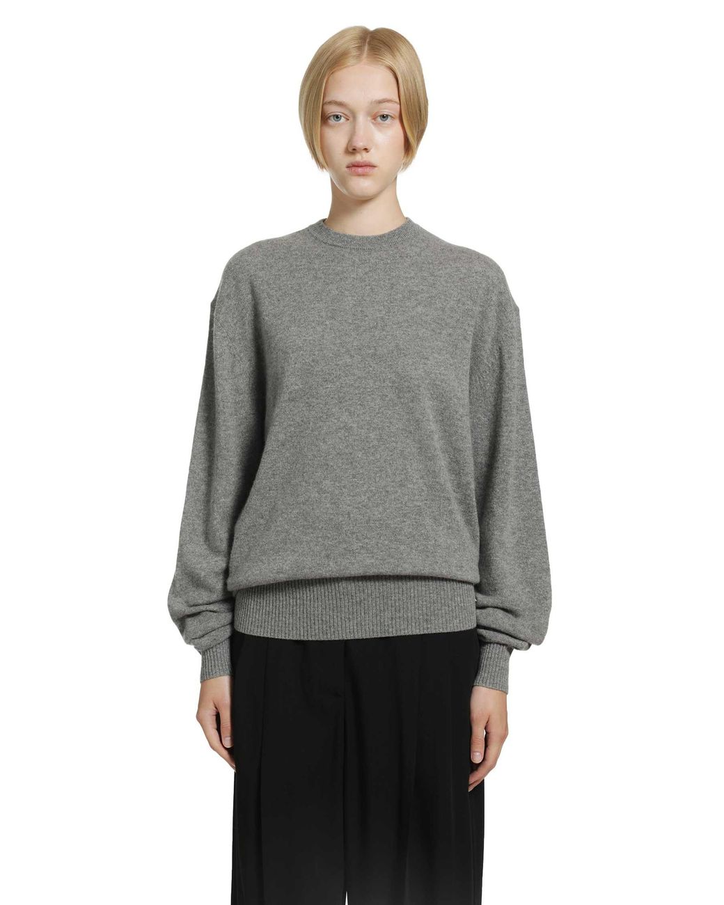 Totême  Gray Classic Cashmere Sweater
