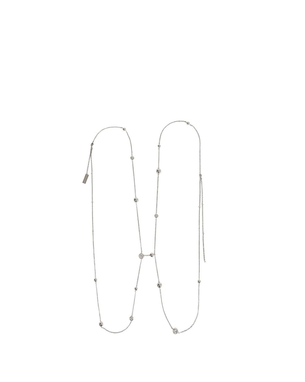 Panconesi White Diamanti Body Chain for men