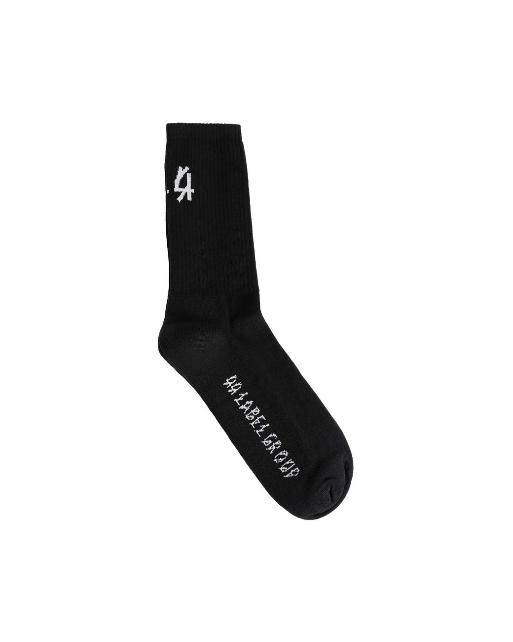 44 Label Group Black Cotton Yarn Socks for men