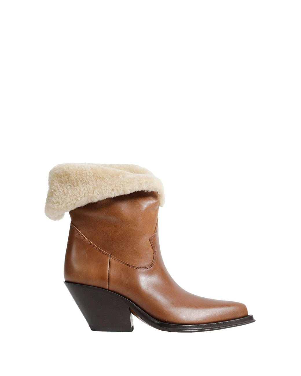 Chloé Brown Azelan Westen Boots