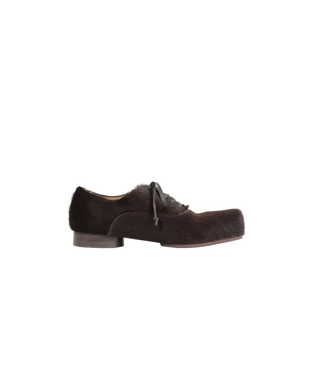 Uma Wang Brown Ballet Derby Shoes