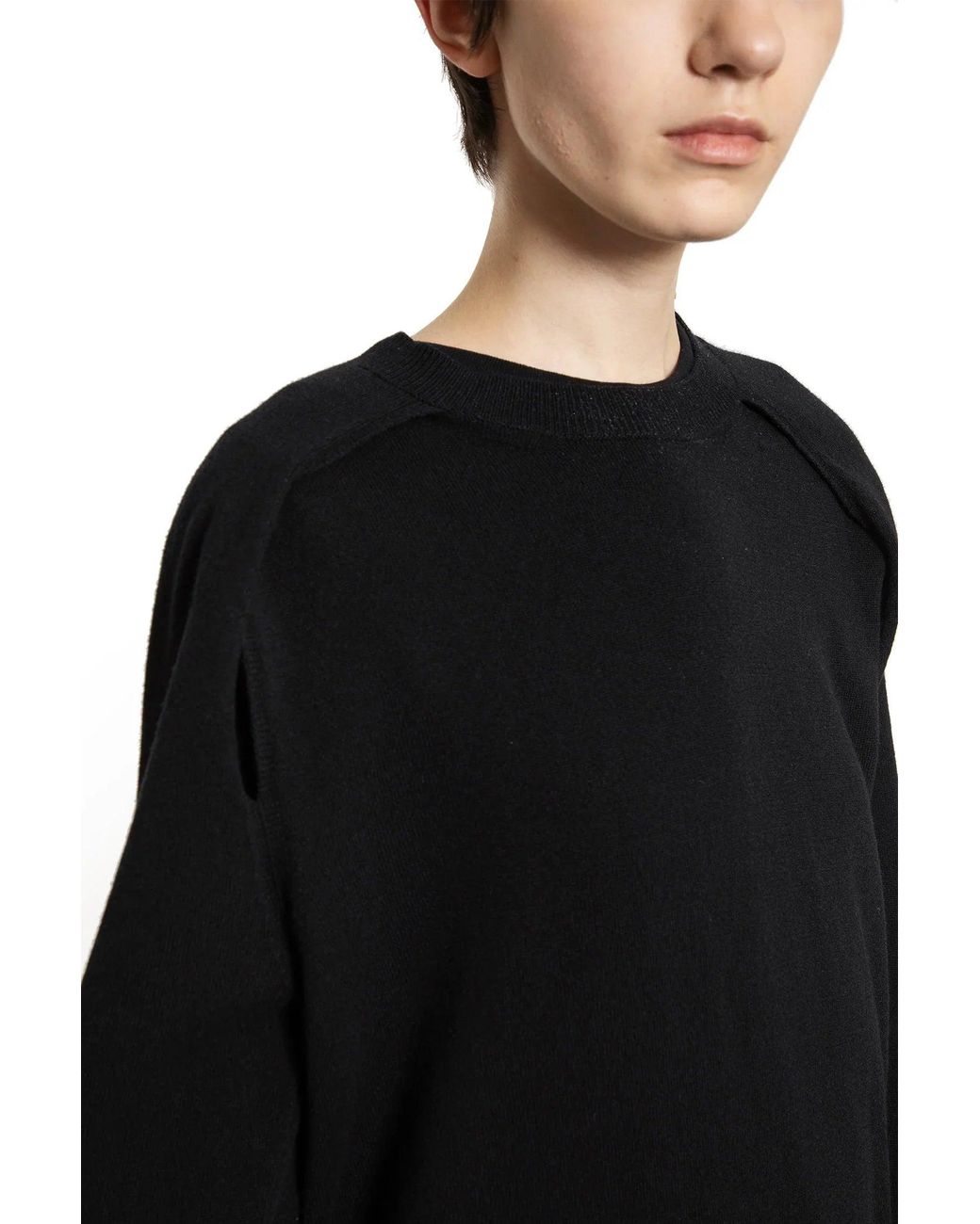 Ann Demeulemeester Black Ulu Sweater