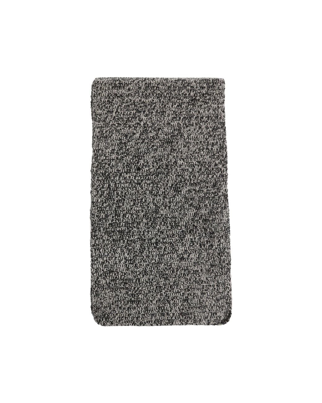 Ziggy Chen Gray Handmade Plain Scarf for men