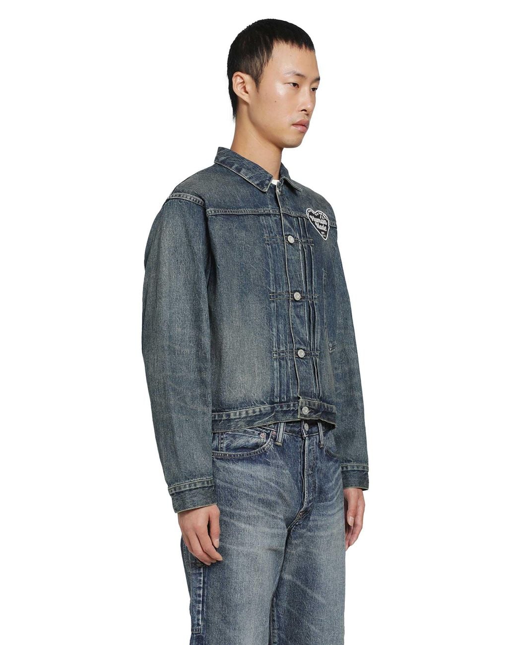 Human Made Blue Future Denim Work Jacket for men