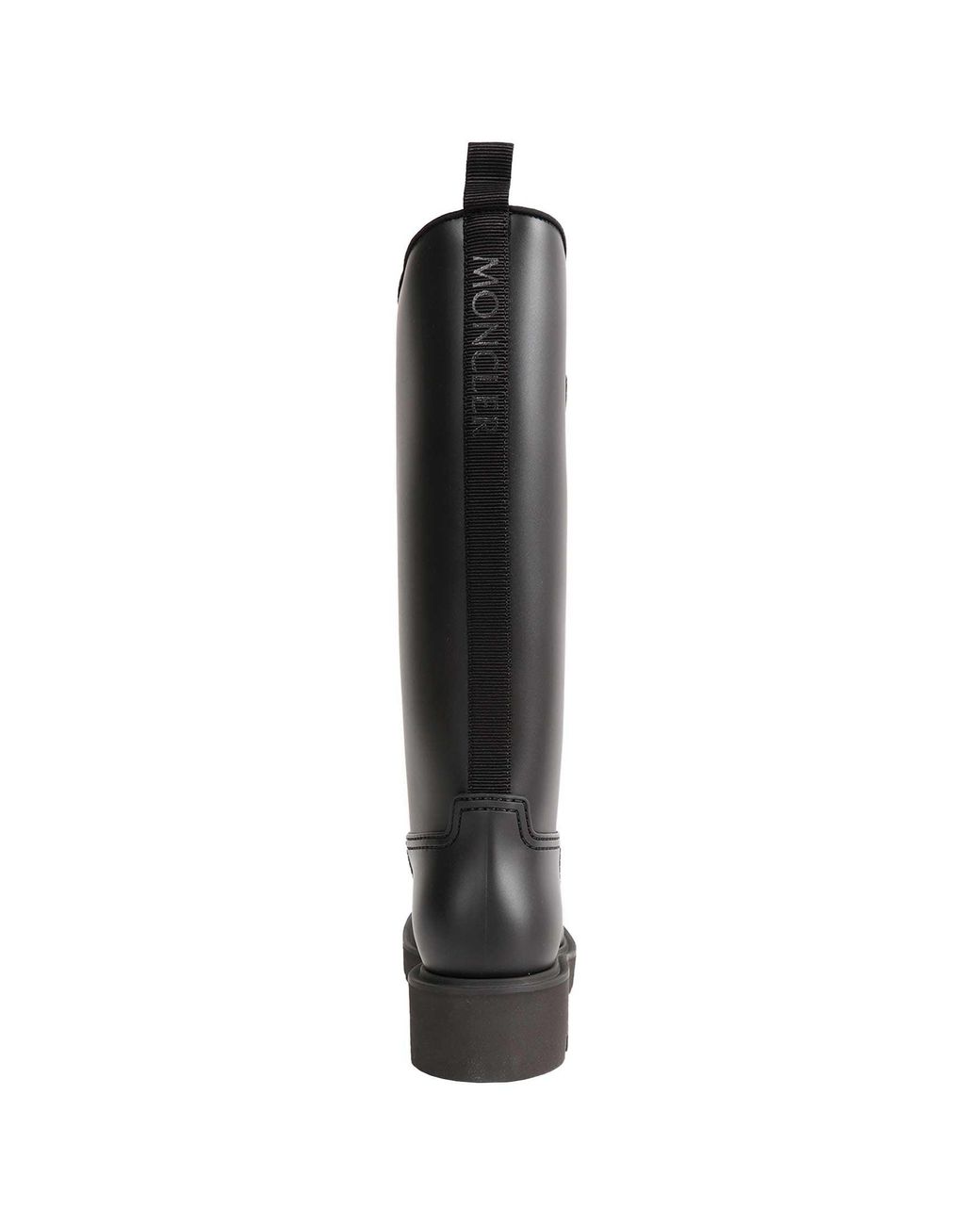 Moncler Black Kickstream High Rain Boots