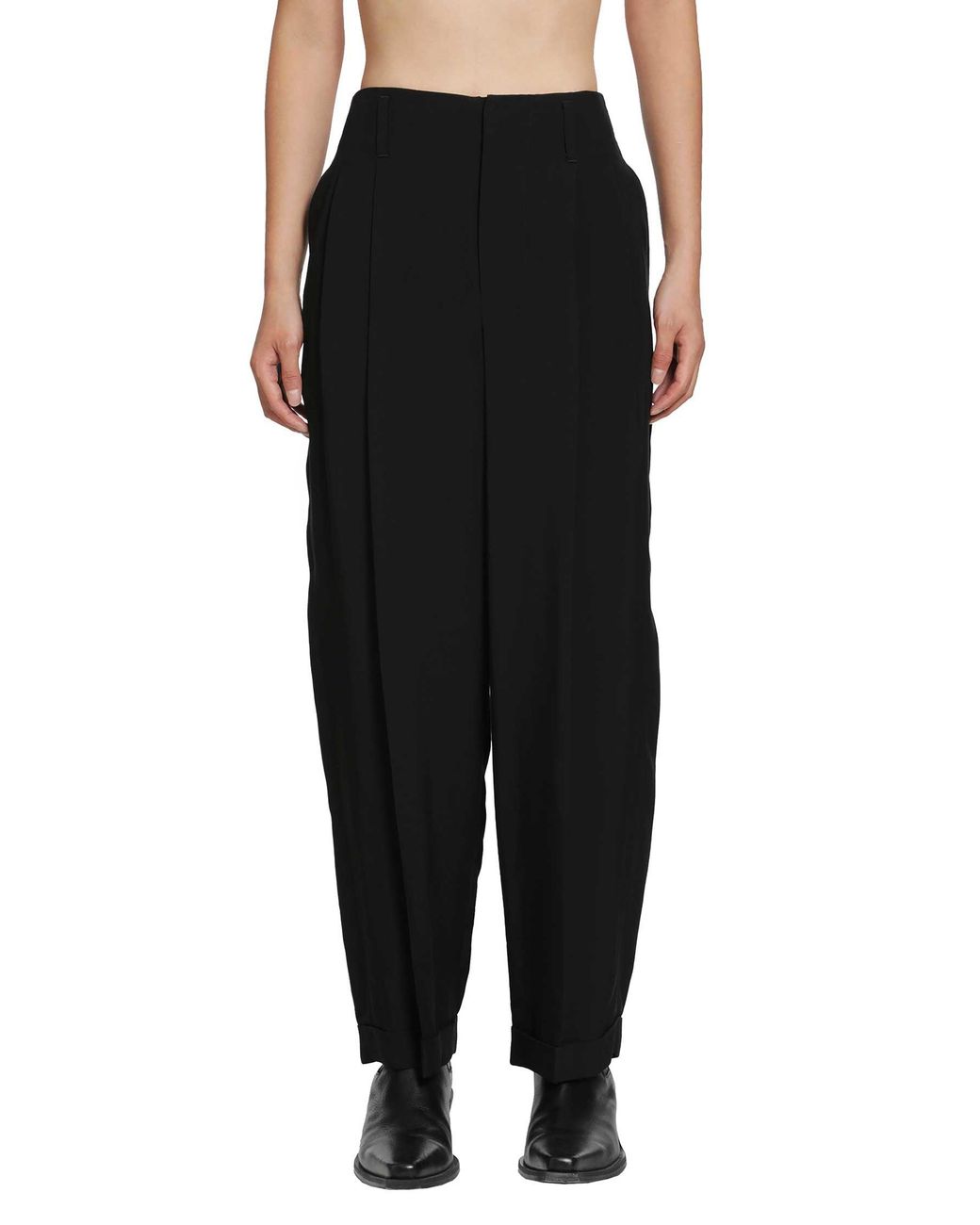 Ann Demeulemeester Black Agdar Trousers for men