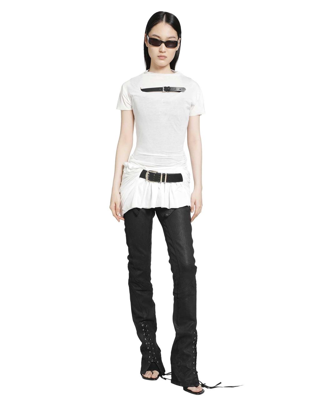 Dilara Findikoglu White Spell The Words T-Shirt