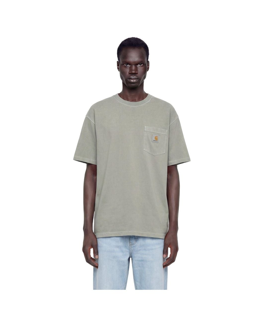 Carhartt Gray Loose Pocket T-Shirt for men