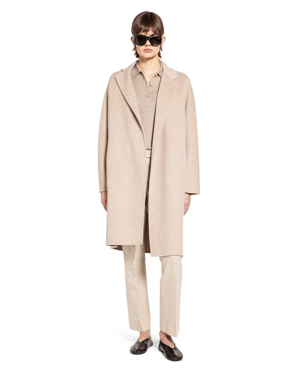 Max Mara Natural Stretch Cotton Viscose Trousers