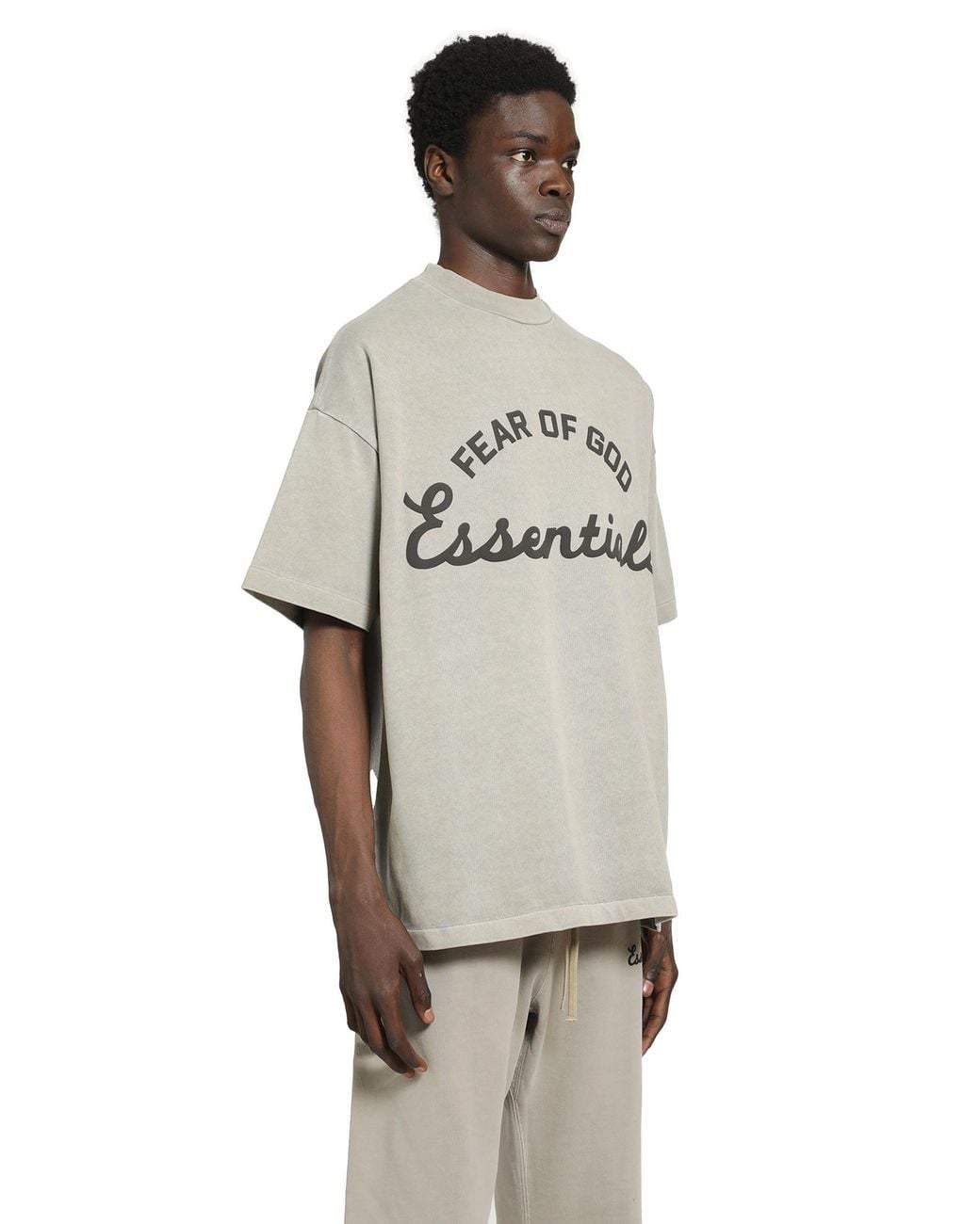 Fear Of God Gray Training 90S Short Sleeve Tee for men