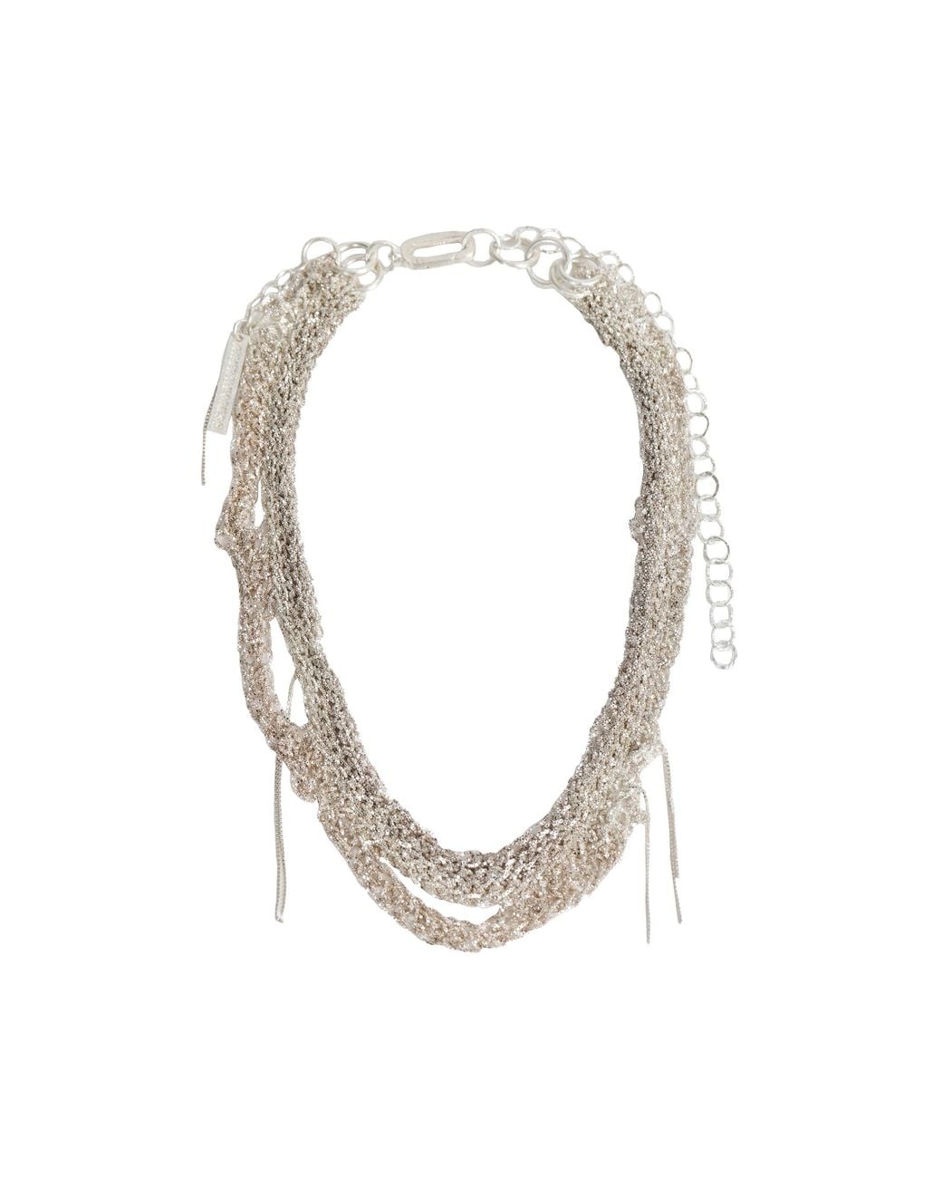 AETHER THEORIES Metallic The Broken Ice Necklace