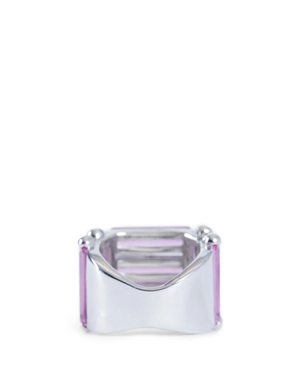 ALAN CROCETTI Purple Crystallised Armour Ring